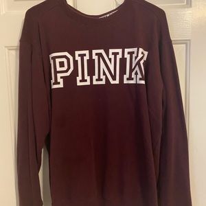 PINK crew neck sweatshirt